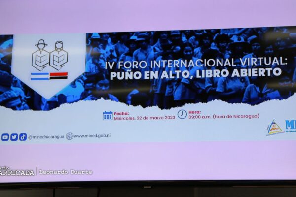 MINED celebra 43 aniversario de la alfabetización con foro internacional