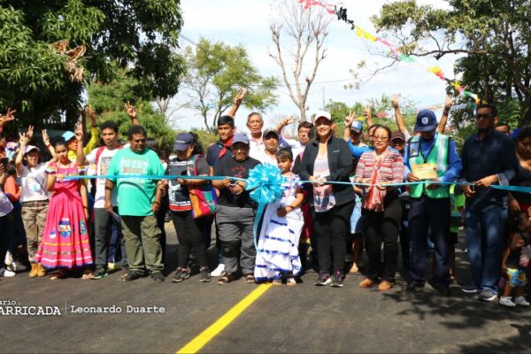 120 nuevas cuadras de calles entregadas a las familias de Managua en lo que va del 2023