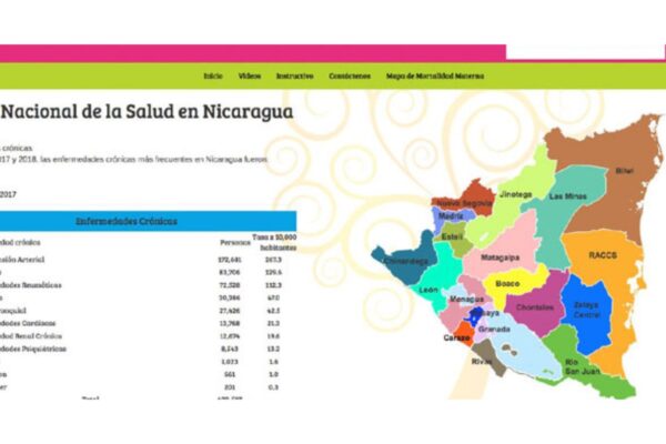 Nicaragua actualiza Mapa Nacional de Salud