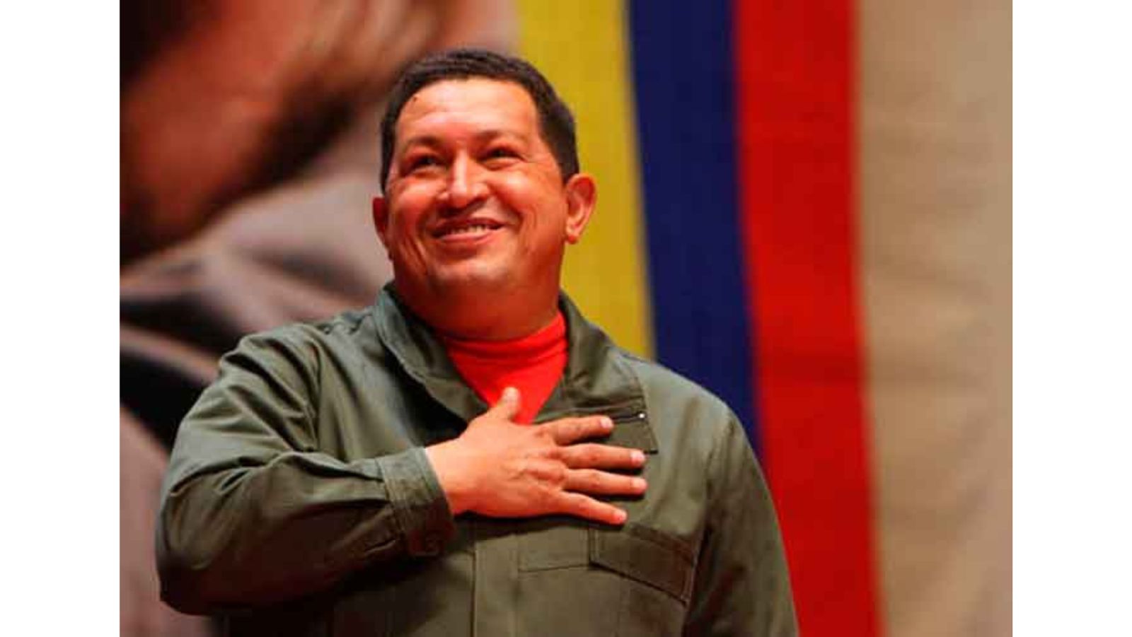 Aquí está Chávez en la energía juvenil Nuestramericana