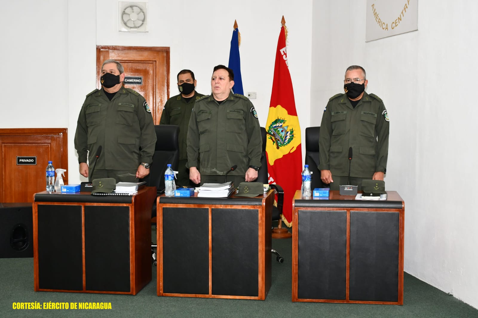 Altos mandos del Ejército de Nicaragua se reúnen a evaluar resultados obtenidos durante el 2022