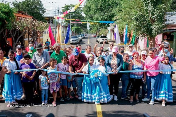 ALMA garantiza calles nuevas a familias del barrio Venezuela en Managua