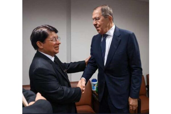 Delegación de Nicaragua sostiene Encuentrocon el Canciller de la Federación Rusa Serguéi Lavrov