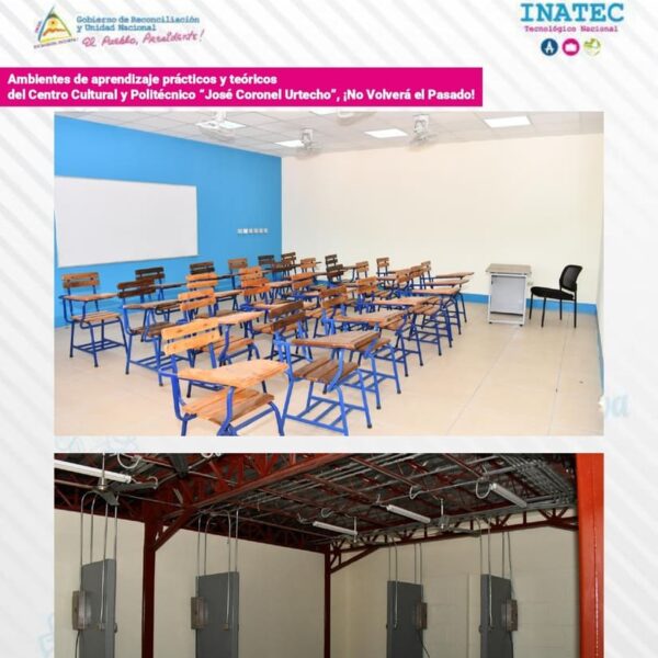 Foto de Imágenes del avance en la construcción y rehabilitación del Centro Cultural y Politécnico, José Coronel Urtecho