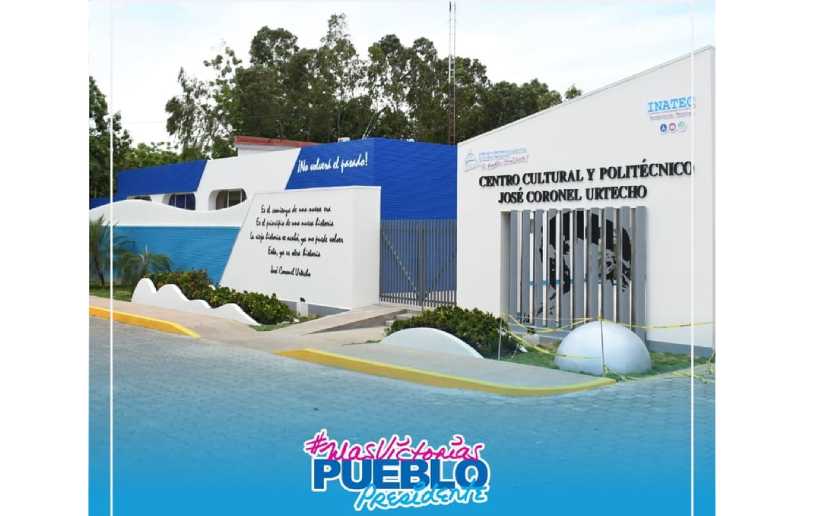 Imágenes del avance en la construcción y rehabilitación del Centro Cultural y Politécnico, José Coronel Urtecho