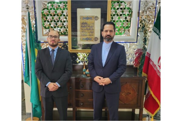 Embajadores de Irán y Nicaragua en Brasil sostuvieron encuentro diplomático