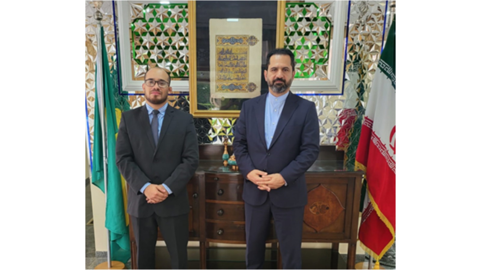 Embajadores de Irán y Nicaragua en Brasil sostuvieron encuentro diplomático