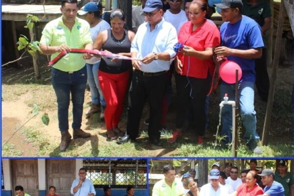 Familias de la Comunidad Boom Sirpi, en Puerto Cabezas, estrenan Sistema de Agua Potable