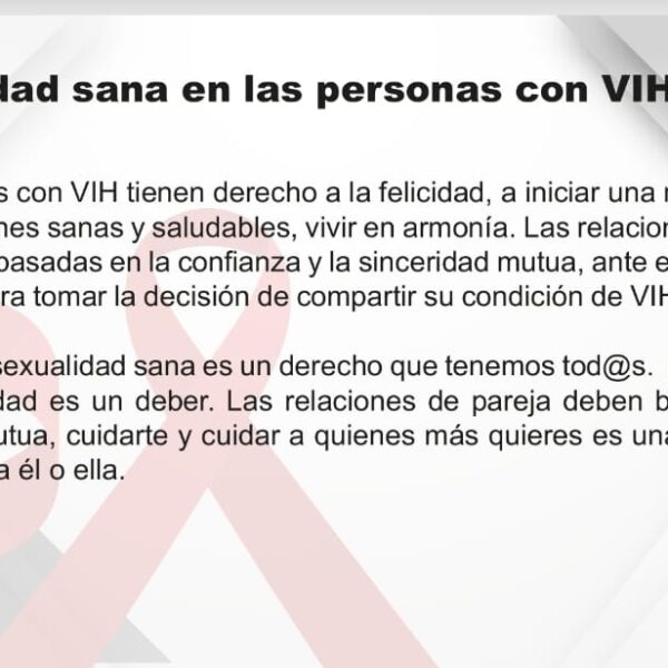 Foto de Conoce la Cartilla «Vivir con VIH»