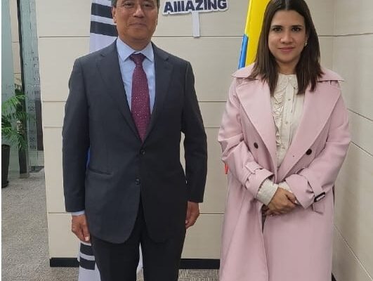 Nicaragua en encuentro cordial en Embajada de Colombia en Corea