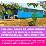 Familias de Bonanza inaugurarán nuevo Puesto de Salud