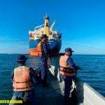 Fuerza Naval de Nicaragua brindó protección, seguridad e inspección a embarcaciones y flota pesquera industrial que zarparon en los principales puertos