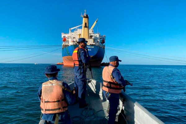 Fuerza Naval de Nicaragua brindó protección, seguridad e inspección a embarcaciones y flota pesquera industrial que zarparon en los principales puertos