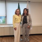 Encargada de Negocios de Nicaragua en Corea en reunión con Embajadora de Brasil