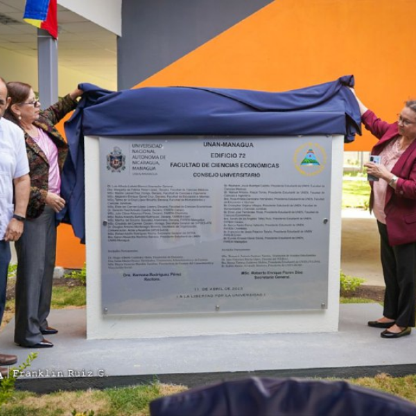 Foto de Inauguración del pabellón 72 de la UNAN Managua