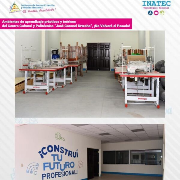 Foto de Imágenes del avance en la construcción y rehabilitación del Centro Cultural y Politécnico, José Coronel Urtecho