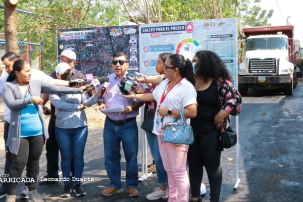 Más calles nuevas para familias del Barrio Carlos Marx en Managua