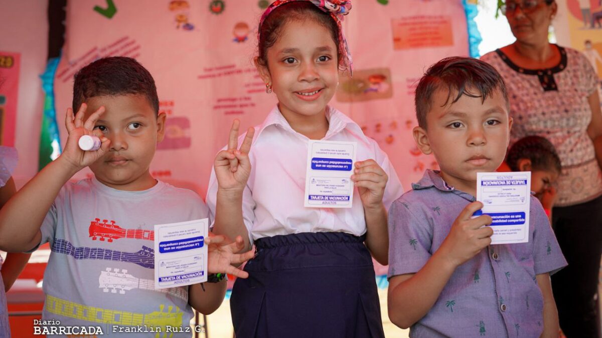 Jornada de vacunación alcanza 101.5% de cumplimiento en Nicaragua