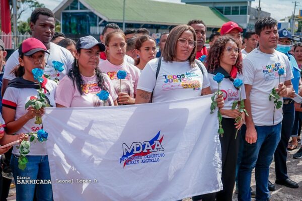 Juventud Sandinista conmemora natalicio de la Gloria del Boxeo nicaragüense, Alexis Argüello