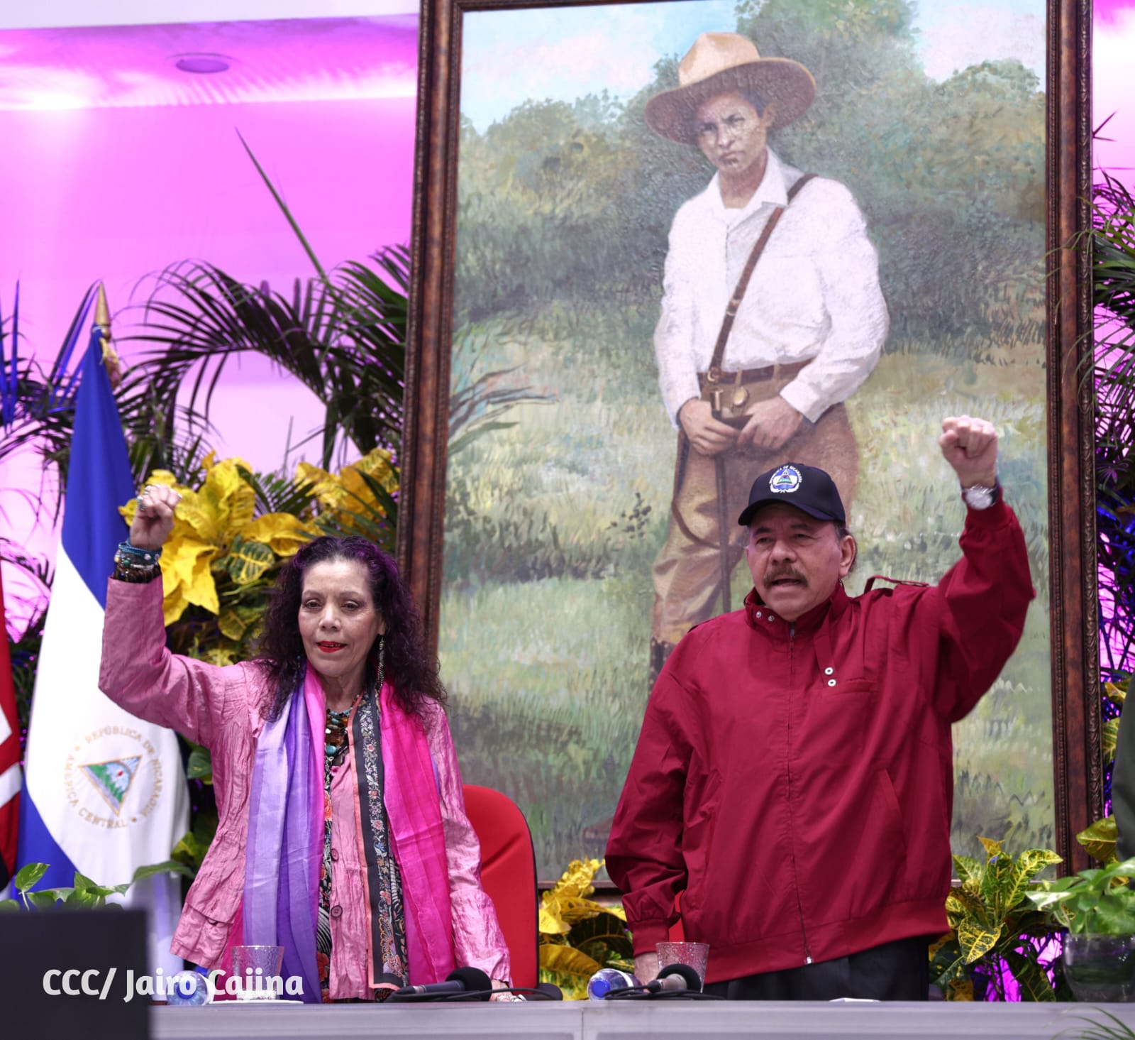 Comandante Daniel celebra natalicio del General Sandino con Orgullo Sandinista