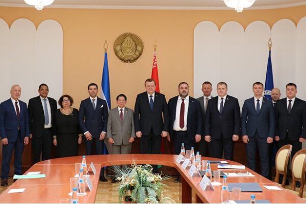 Delegación nicaragüense en visita oficial en la República de Belarús