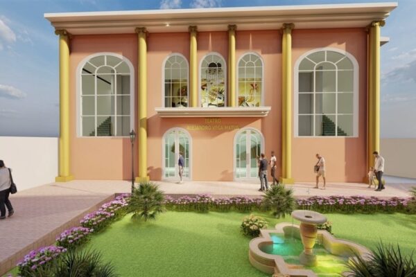 Conoce el diseño del Teatro Alejandro Vega Matus de la Ciudad de Masaya