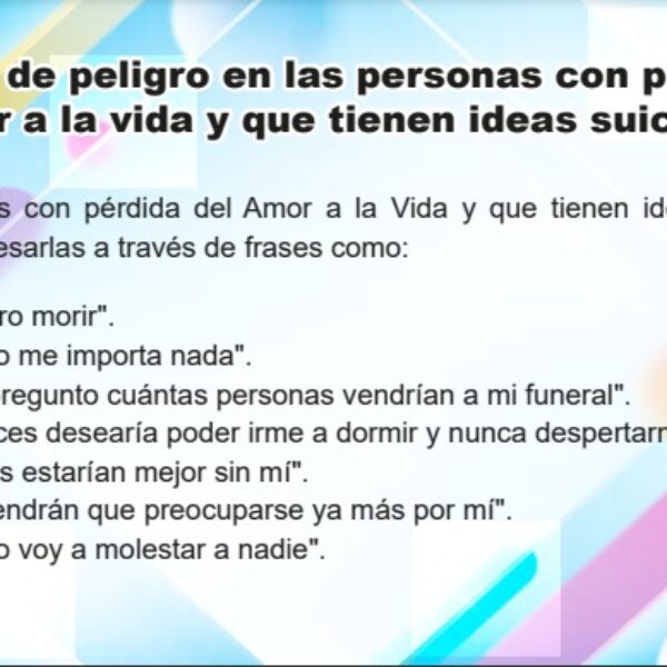 Foto de Conoce la nueva Cartilla «Previniendo Depresiones y Suicidios» (Promoviendo salud mental)