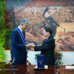 Gobierno Sandinista condecora con orden José de Marcoleta al Embajador de Corea en Nicaragua por su misión diplomática 2021-2023