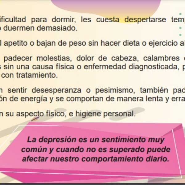 Foto de Conoce la nueva Cartilla «Previniendo Depresiones y Suicidios» (Promoviendo salud mental)