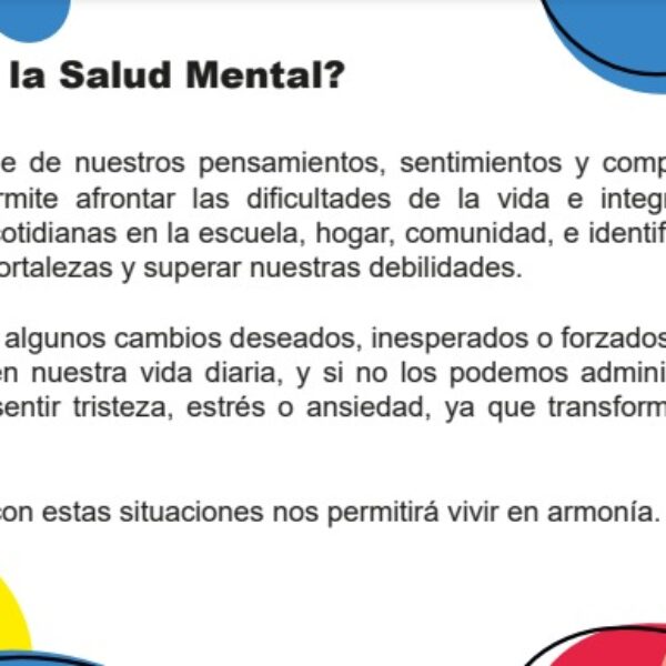 Foto de Conoce la nueva Cartilla «Previniendo Depresiones y Suicidios» (Promoviendo salud mental)