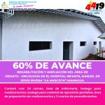 Avanza rehabilitación y ampliación del área de Hemato-Oncología en el Hospital «La Mascota»