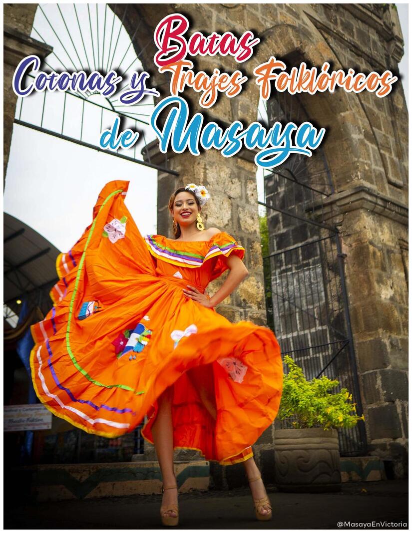 Familias de Masaya orgullosas de sus tradicionales cotonas, batas y trajes folklóricos