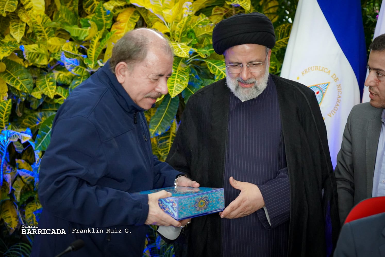 Palabras del Presidente Daniel Ortega y del Presidente de Irán en el acto de clausura de la delegación iraní