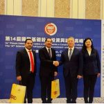 Ministro de Transporte promueve con líderes de empresas chinas nuevos proyectos para el pueblo