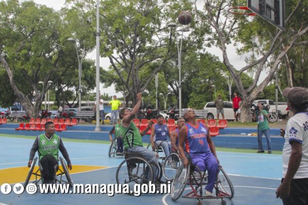 Emocionante Torneo de Baloncesto en Silla de Ruedas reúne a 45 Deportistas en Managua