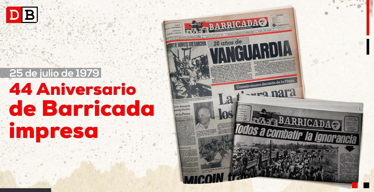 44 Aniversario de la fundación del Diario Barricada