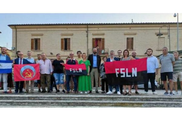 Celebran 44 aniversario de la Revolución Popular Sandinista en Vasto, Italia