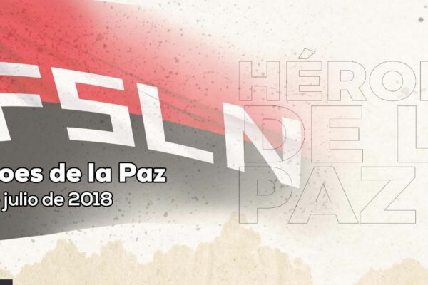 Héroes de la Paz del 22 de julio de 2018