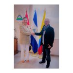 Representantes de Nicaragua en Colombia se reunieron con el Presidente del Partido Comunista Colombiano