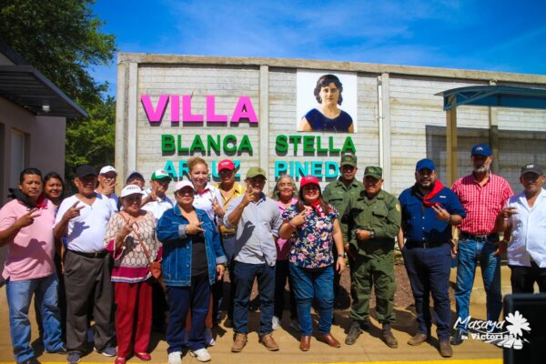 Alcaldía de Masaya inaugura infraestructura en la nueva Villa Blanca Arauz del Programa Bismarck Martínez