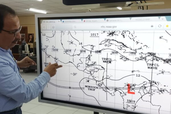 Ondas Tropicales se aproximan al territorio nicaragüense esta semana.