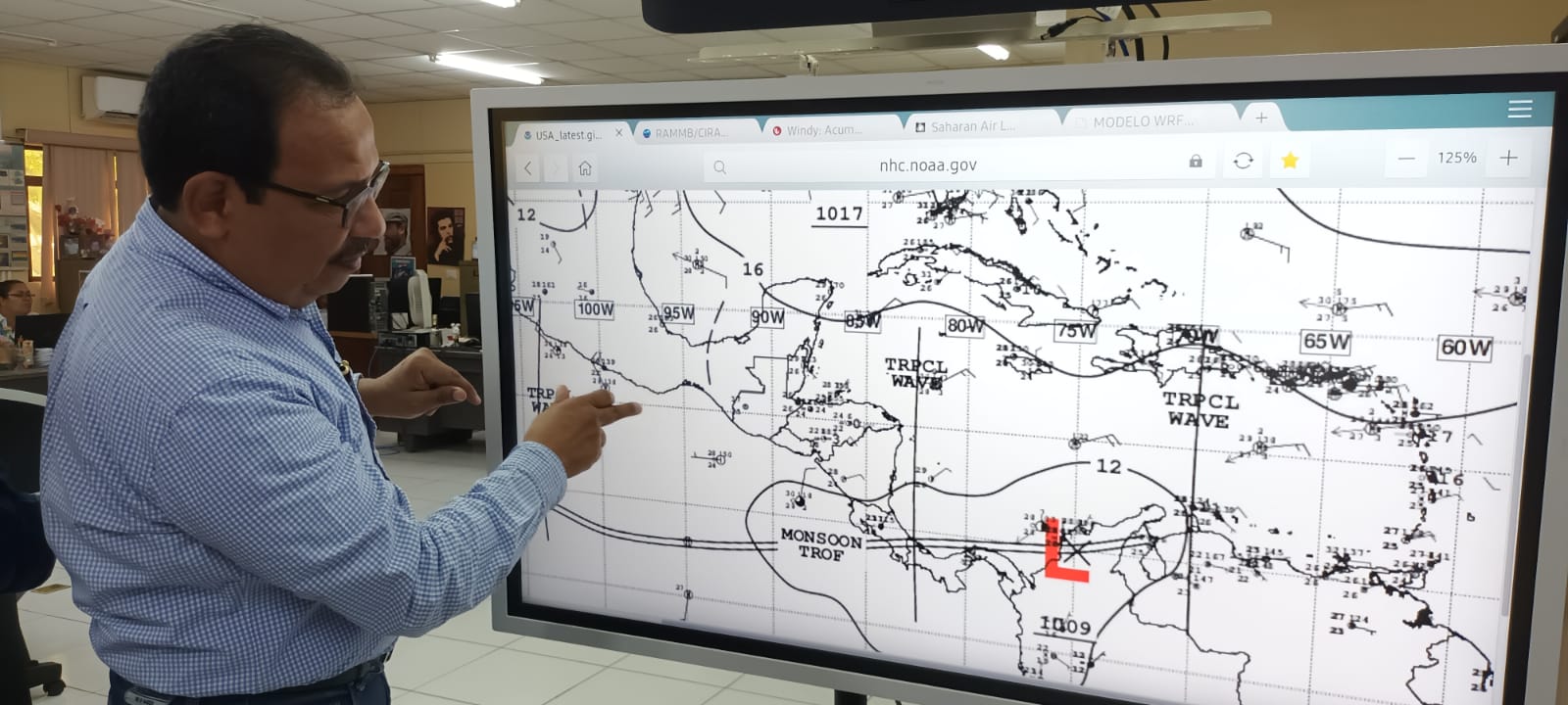 Ondas Tropicales se aproximan al territorio nicaragüense esta semana.