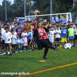 Rehabilitan canchas de fútbol triple en el Parque Luis Alfonso Velásquez