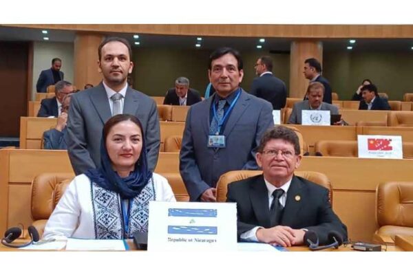 Delegación de Nicaragua en Conferencia Internacional contra las Tormentas de Arena y Polvo