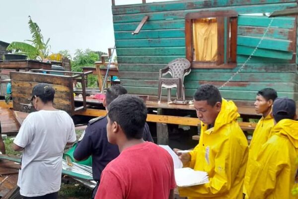 Fuertes lluvias y tornado causan daños en Bilwi, Nicaragua