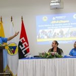 Más de 20 oficiales de la policía nacional culminan el Curso Básico de Gestión para la Reducción del Riesgo de Desastres.