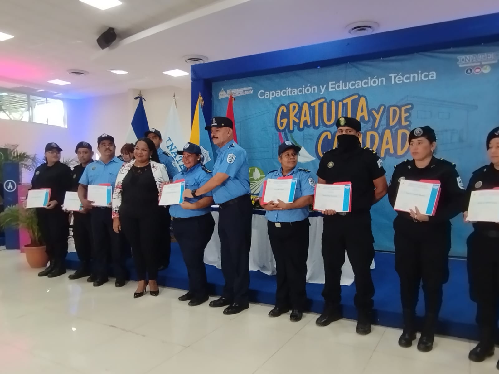 INATEC y Policía Nacional Celebran Éxito de 3ª Edición del Programa Angelita Morales Avilés