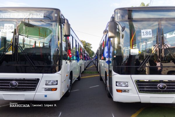 Entrega de 250 buses chinos fortalece calidad del transporte en Managua