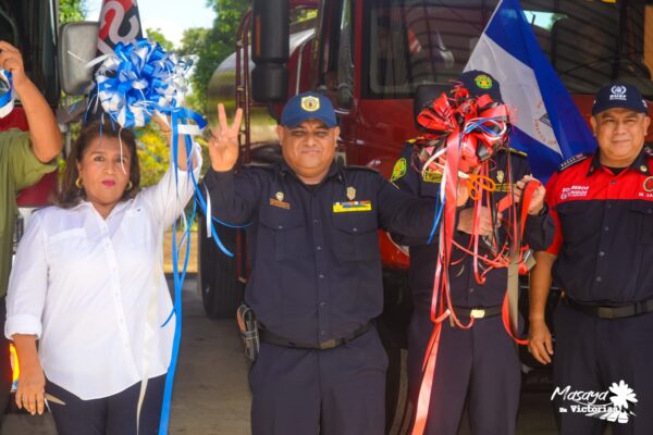 Inauguración de la Estación de Bomberos N.º 195 en Nindirí