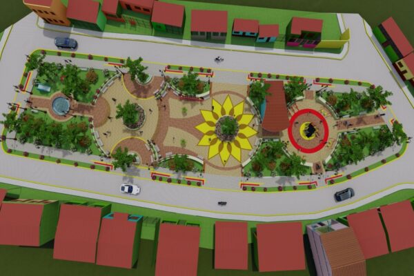 Desarrollo Comunitario: Buen Gobierno y Alcaldía de Nandaime Presentan Proyecto del Parque Comunitario en Reparto Javier Guerra